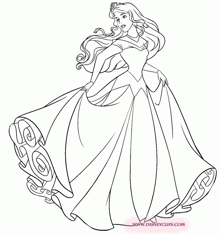 Disney Princess Aurora Coloring Pages | Coloring Pages Kids Collection