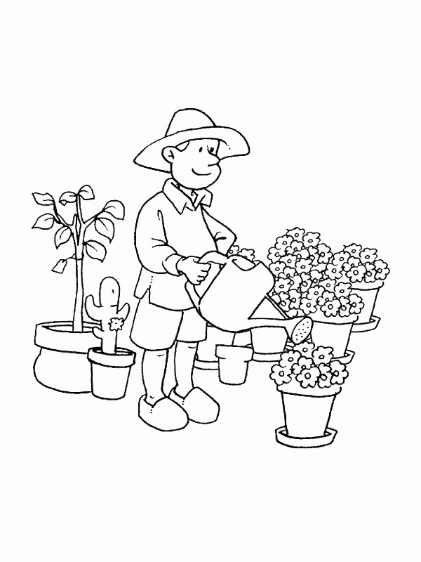 Kids-n-fun.com | 68 coloring pages of Professions