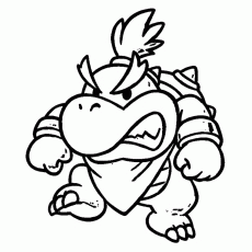 Bowser Jr Coloring Pages Free - High Quality Coloring Pages