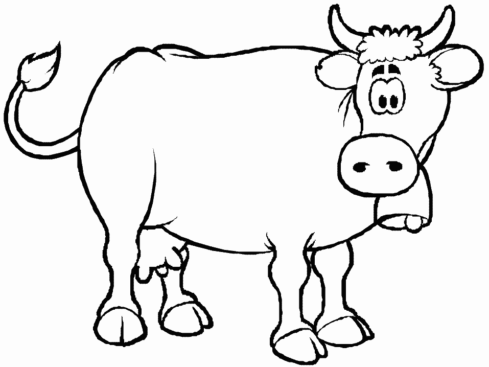 Cow Coloring Pages Free Printable - High Quality Coloring Pages
