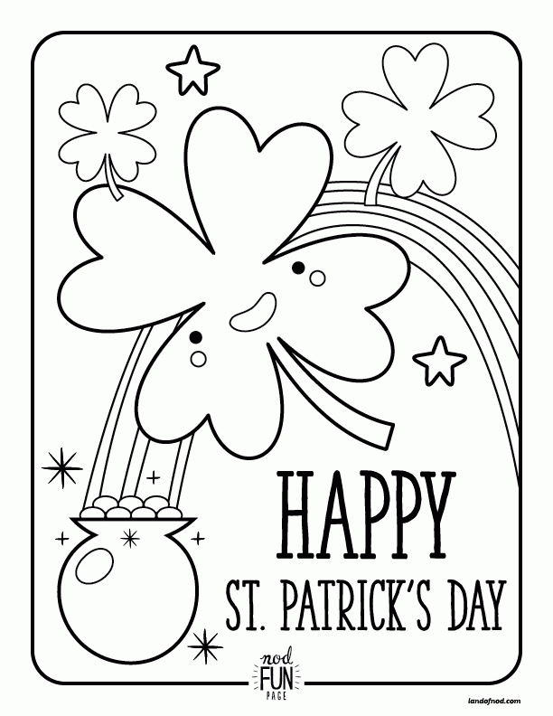 Printable St Patricks Coloring Pages | Free Coloring Pages