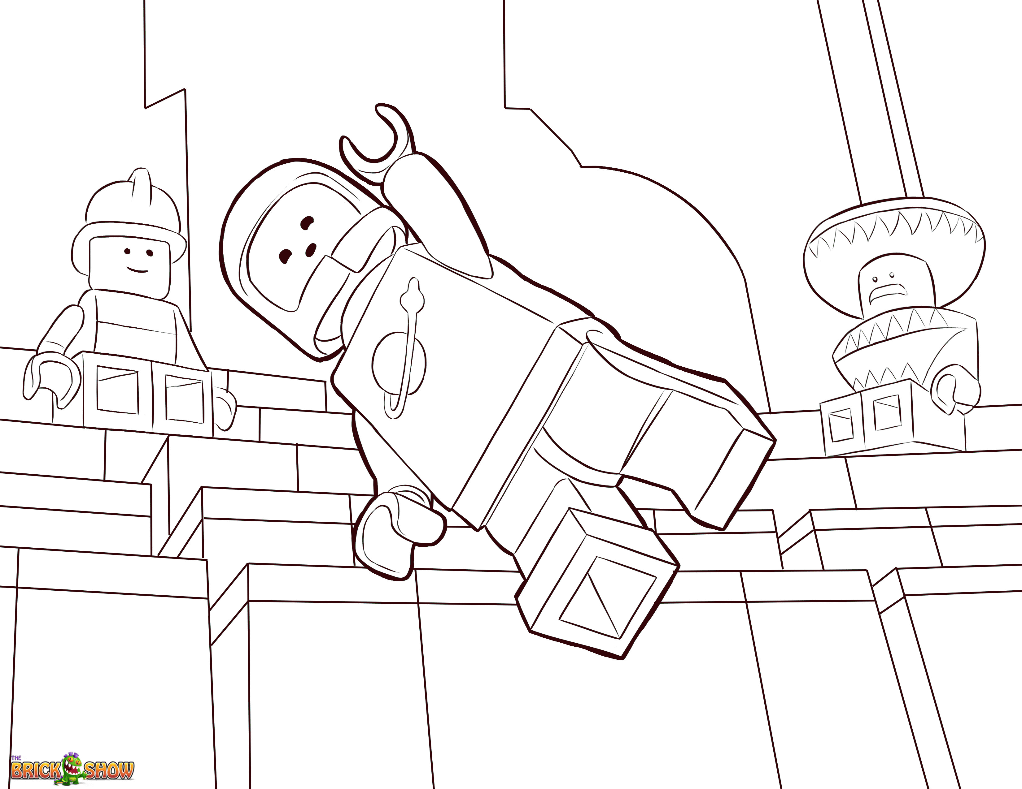 Lego Movie Coloring Pages Printable - Coloring