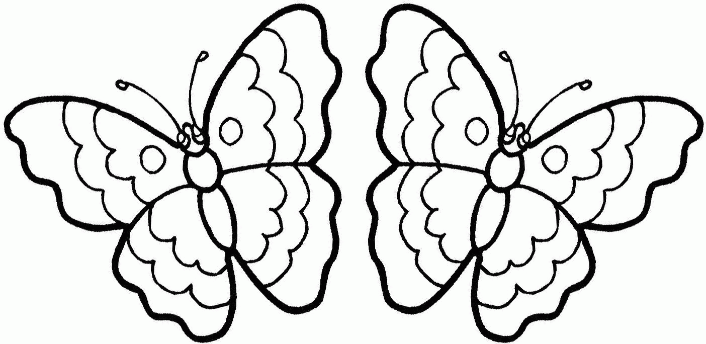 Cloud Butterfly Coloring Pages Printable - Colorine.net | #5075