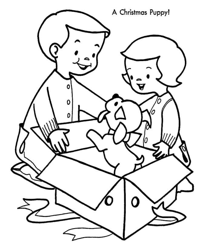 Puppy Coloring Pages and Book | UniqueColoringPages
