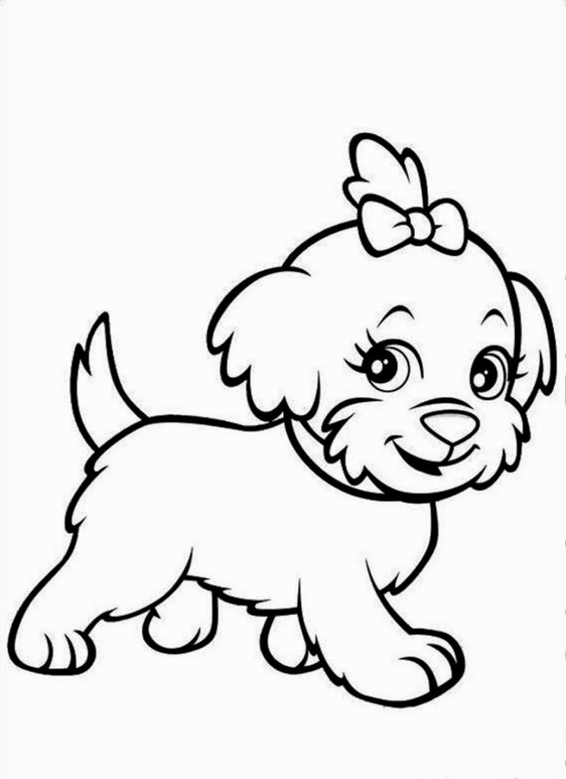 Cute Puppy Coloring Pages | Puppies Puppy