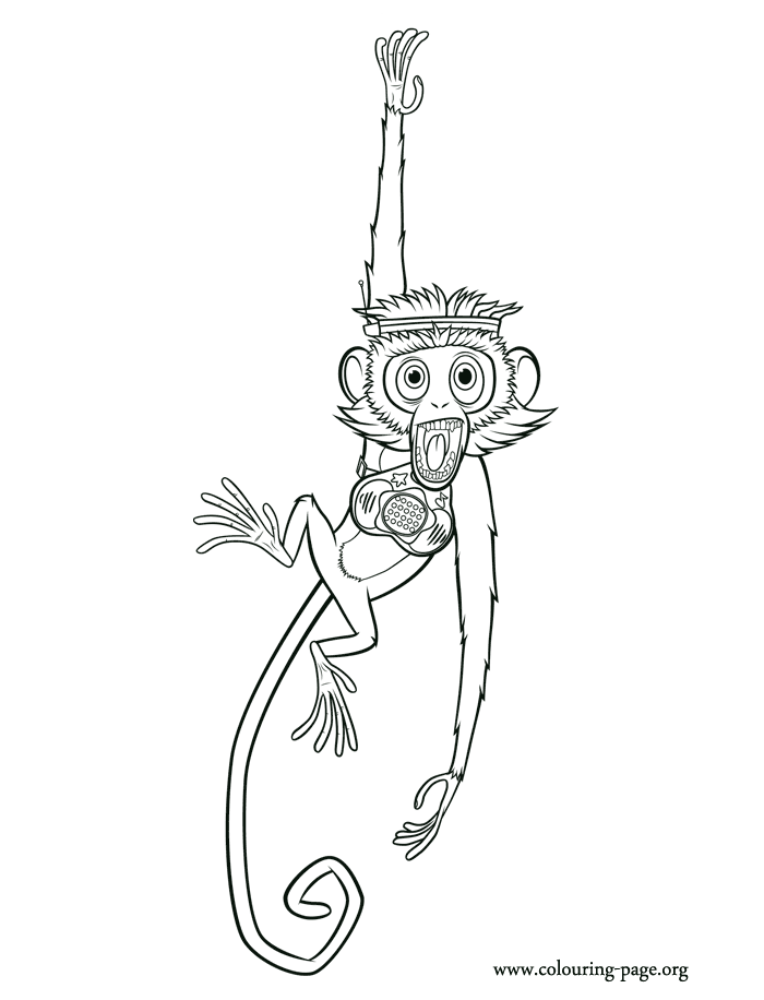 Chance of Meatballs - Steve coloring page