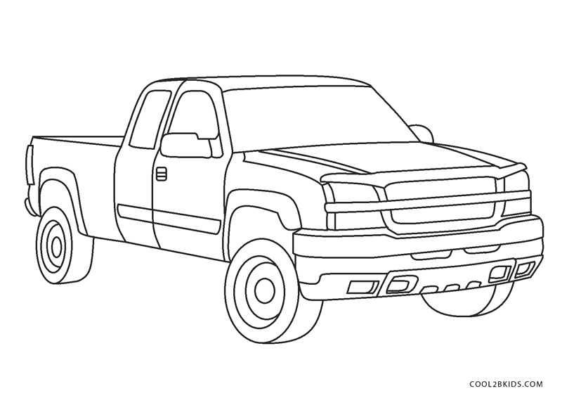 Free Printable Truck Coloring Pages For Kids
