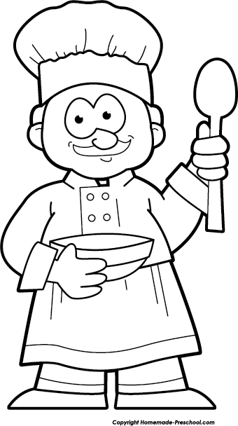 Muffin man coloring page