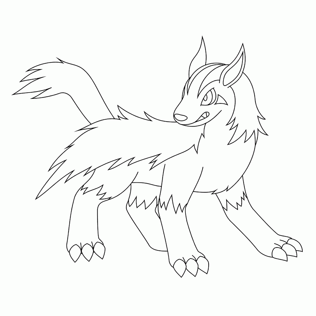 Picopted - Gallery: Pokemon poochyena coloring pages