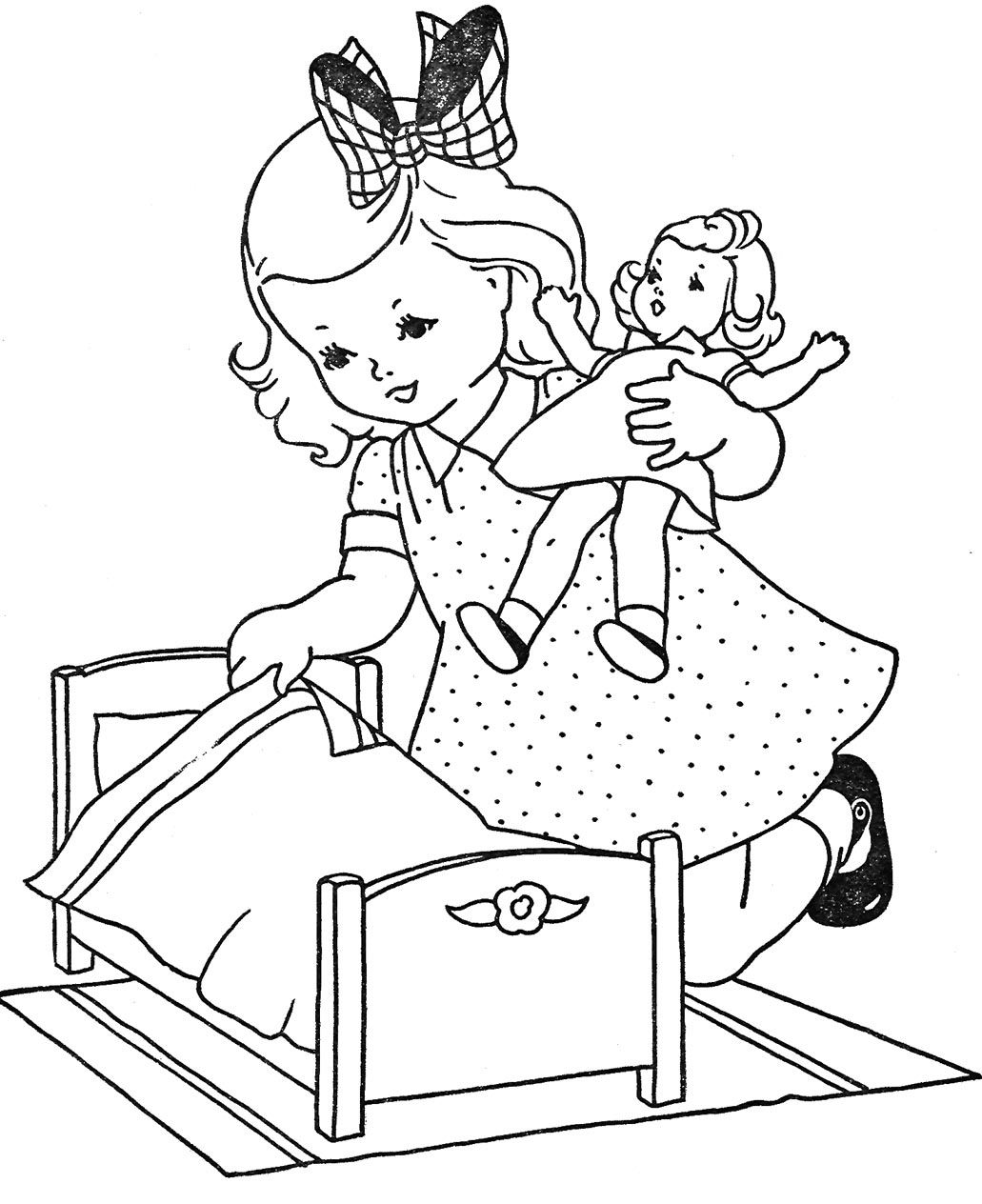 Doll Coloring Pages - Best Coloring Pages For Kids