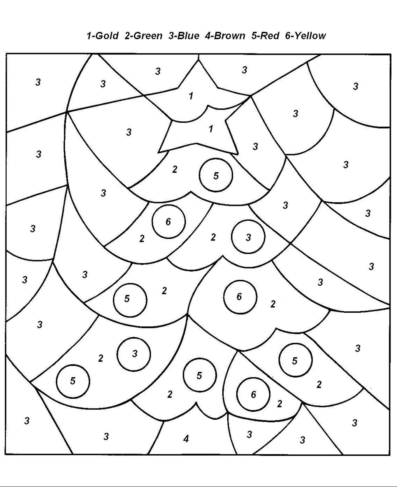 Christmas Coloring Page Print - Coloring Pages For All Ages