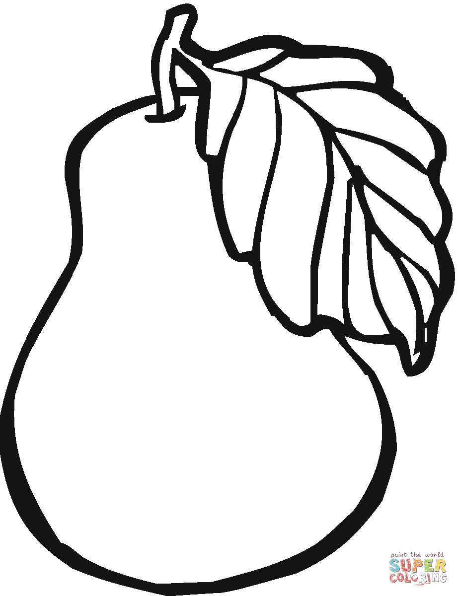 Pears coloring pages | Free Coloring Pages