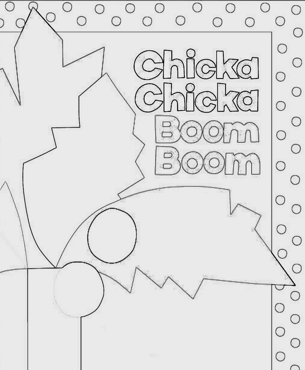 Chicka Chicka Boom Boom Coloring Page