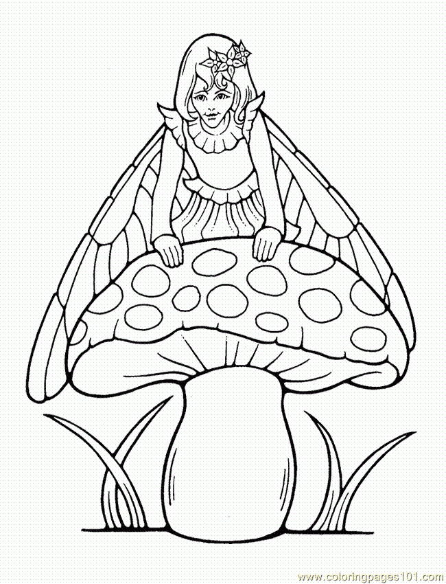 Fairies Pictures Free Coloring Pages