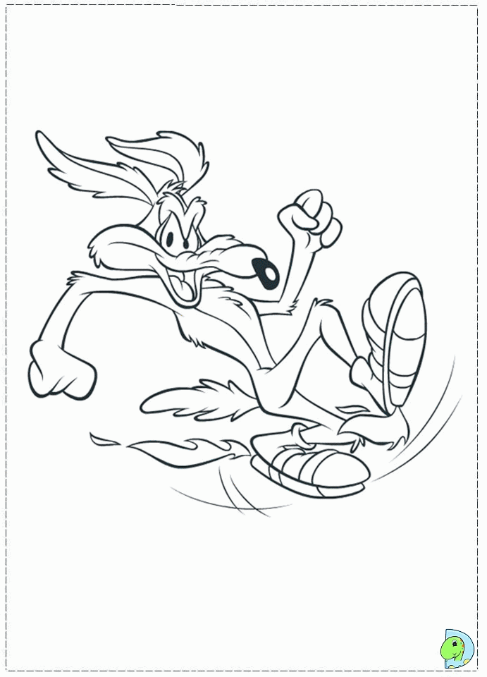 baby wile e coyote Colouring Pages (page 2)