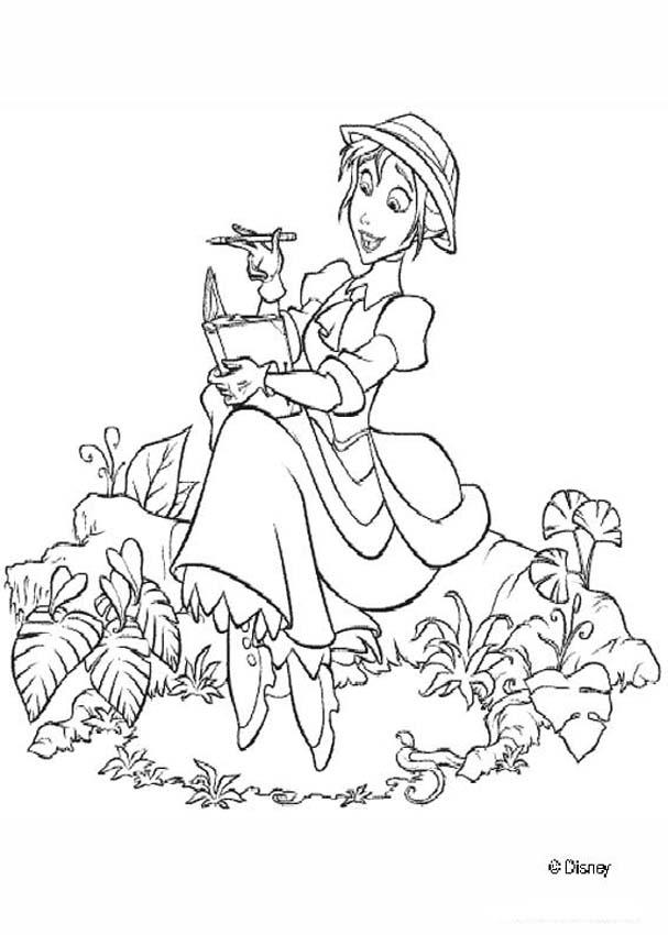 Tarzan And Jane Coloring Pages Images & Pictures - Becuo