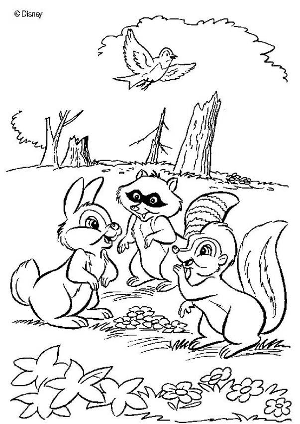 BAMBI coloring pages - Bambi