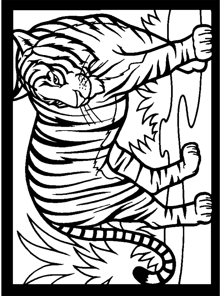 Printable Tigers Tiger12 Animals Coloring Pages 