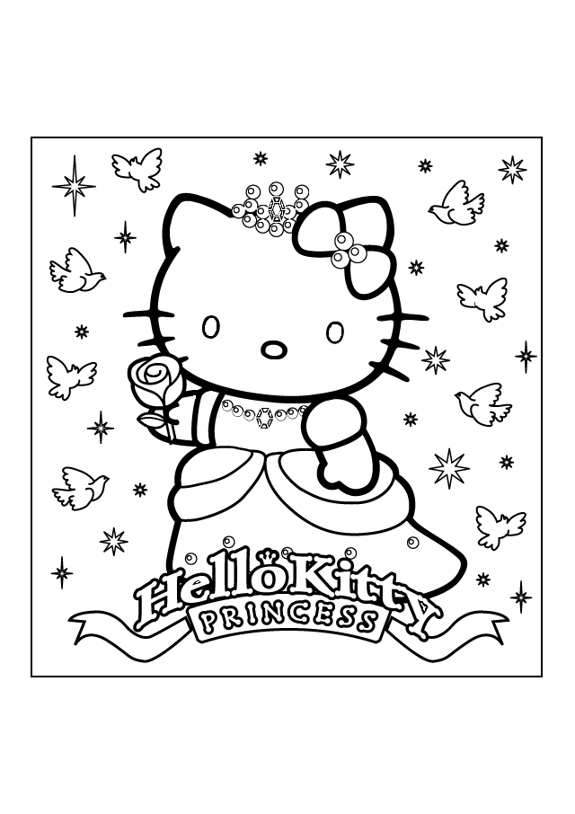 lady gaga hello kitty Colouring Pages (page 3)