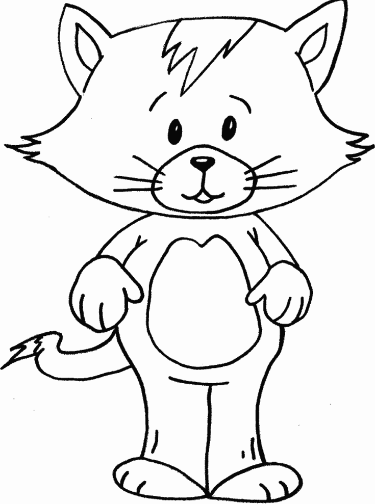 Kitten Coloring Pages 3 | Coloring Pages To Print