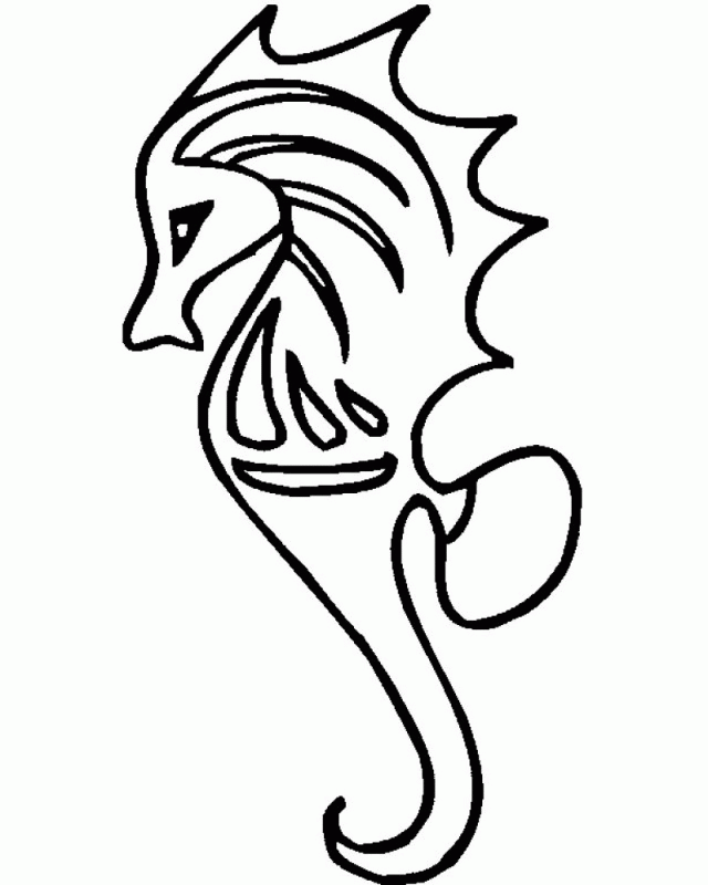 Seahorse Coloring Pages Printable Kids Colouring Pages 256083