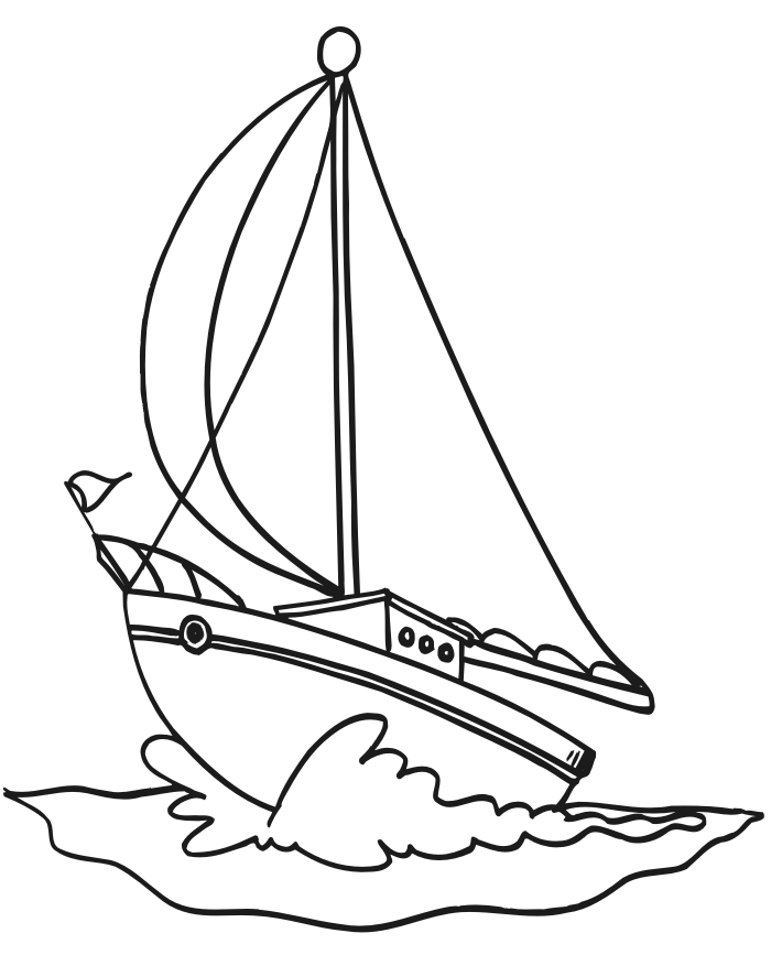 Pictures Of Printable Sail Boats #10662 Disney Coloring Book Res