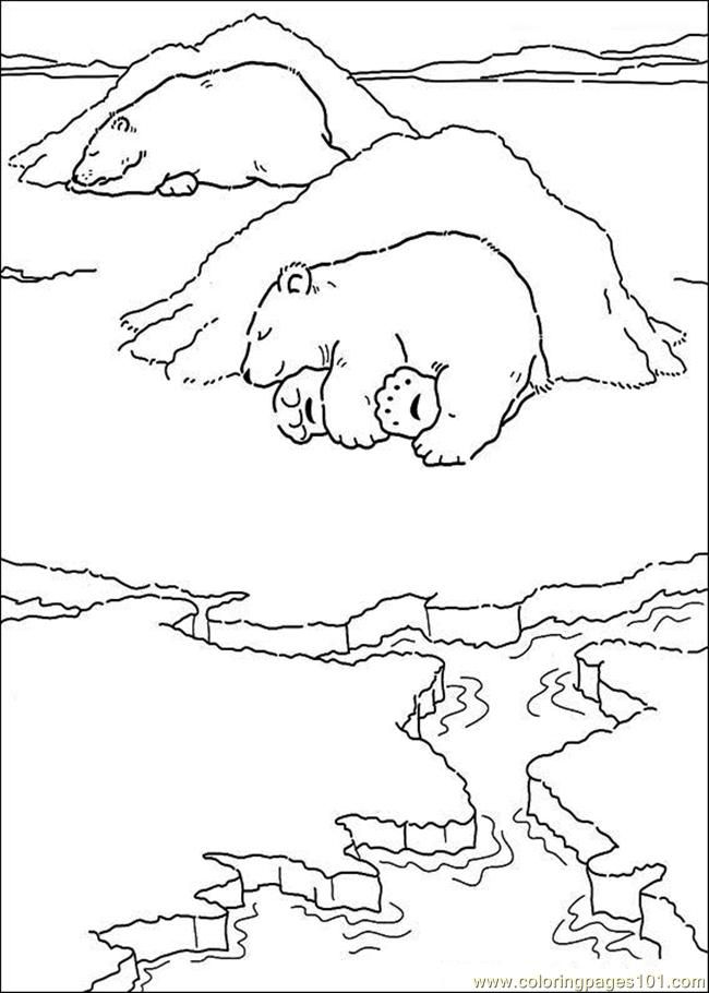 Coloring Pages Little Polar Bear 01 (Cartoons > Care Bears) - free