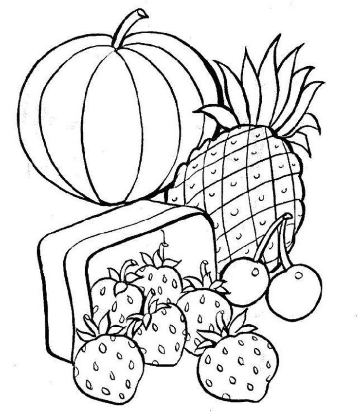 Coloring Food Pages 598 | Free Printable Coloring Pages