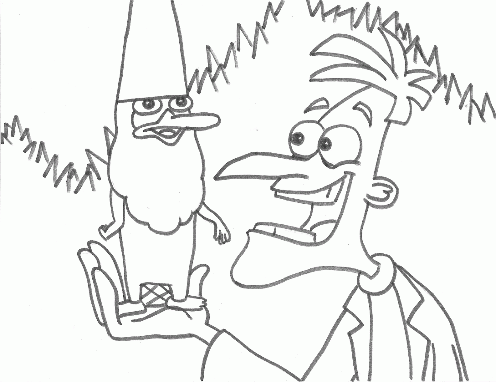 Phineas and Ferb Coloring Pages | Imagine