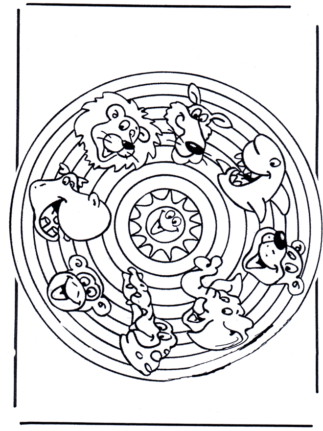 mandala coloring pages for kids | Coloring Pages For Kids