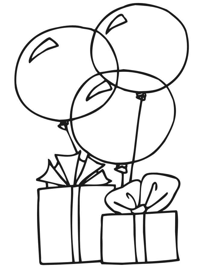 colorwithfun.com - Balloon Printable Coloring Pages