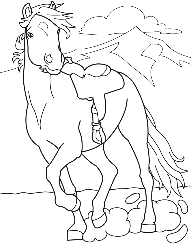 Horse Coloring Pages | ColoringMates.
