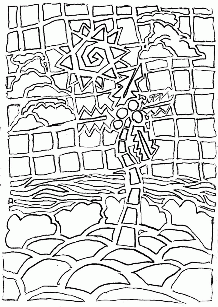 Mosaic Coloring Pages | 99coloring.com