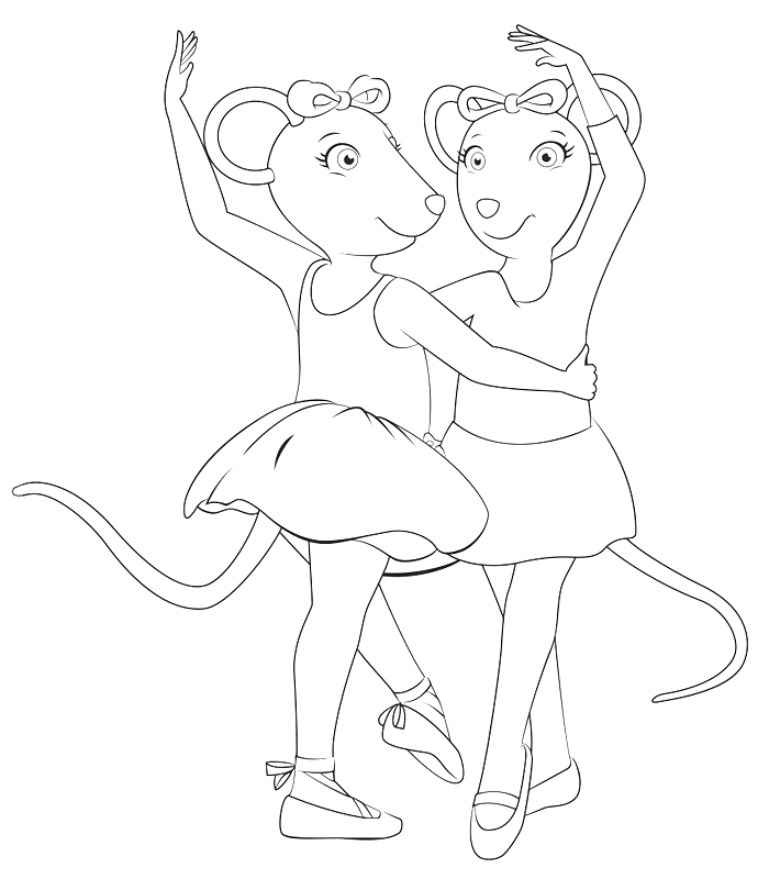 Ballerina Coloring Pages To Print | Coloring Pages For Girls