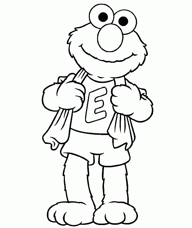 Coloring Page Of Elmo | Other | Kids Coloring Pages Printable