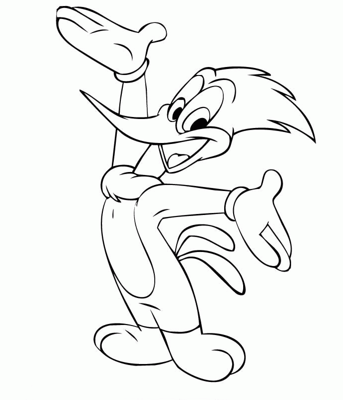 Coloring Pages: Woody Woodpecker Coloring Pages