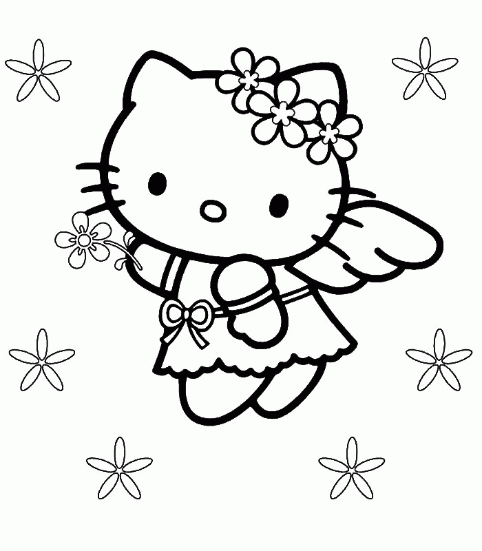 Hello Kitty Coloring Pages - Free Printable Pictures Coloring