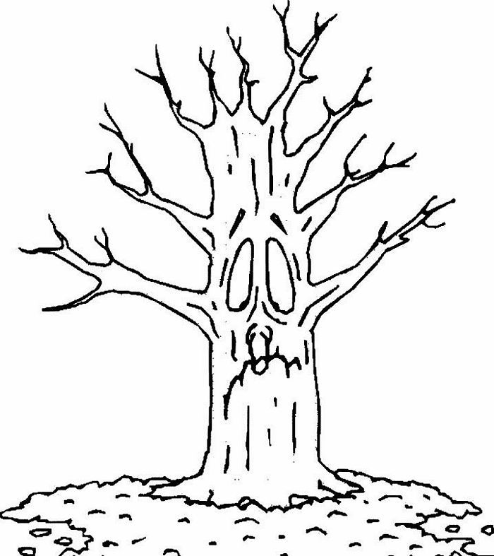18 Autumn Tree Coloring Pages | Free Coloring Page Site