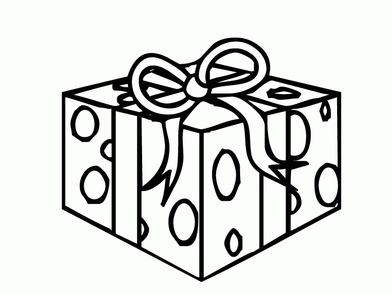 Coloring Pages Of Presents 7 | Free Printable Coloring Pages