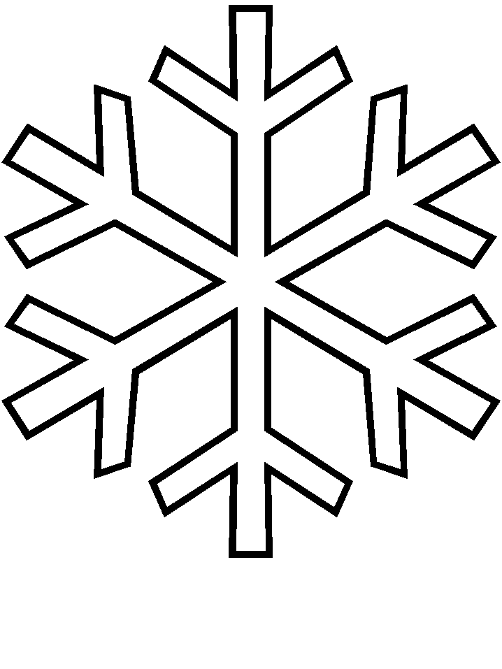 Snowflake Line Drawing