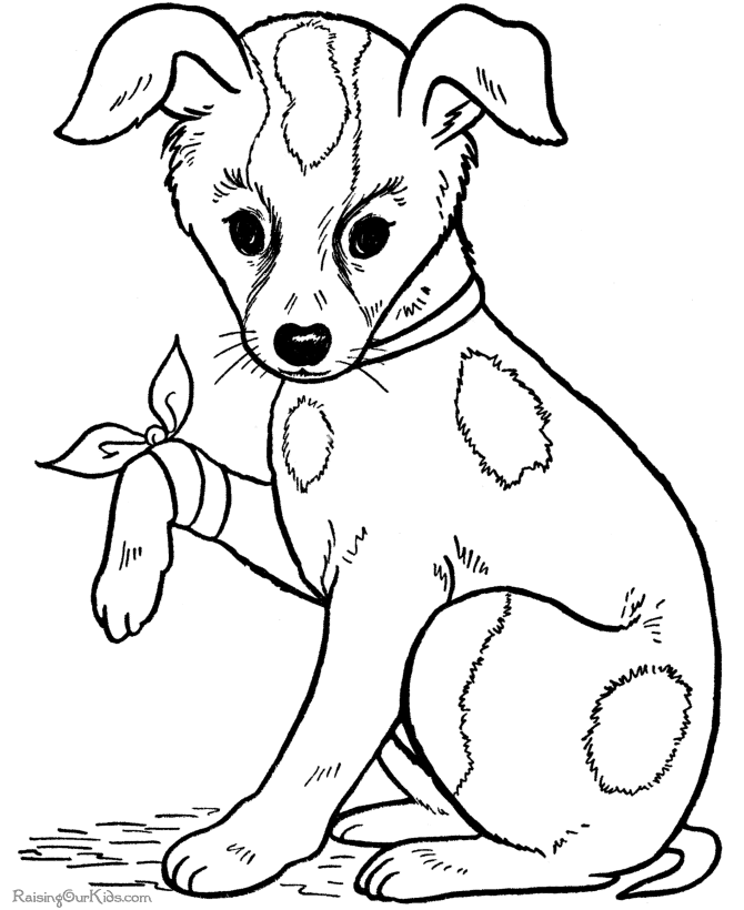 Free dog coloring pages | Coloring Pages