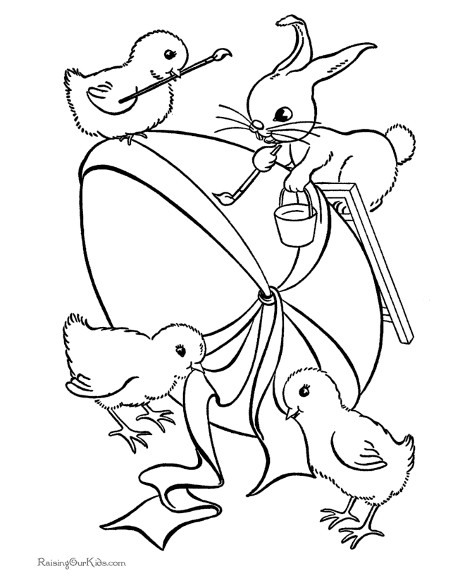 Easter coloring pages - 002