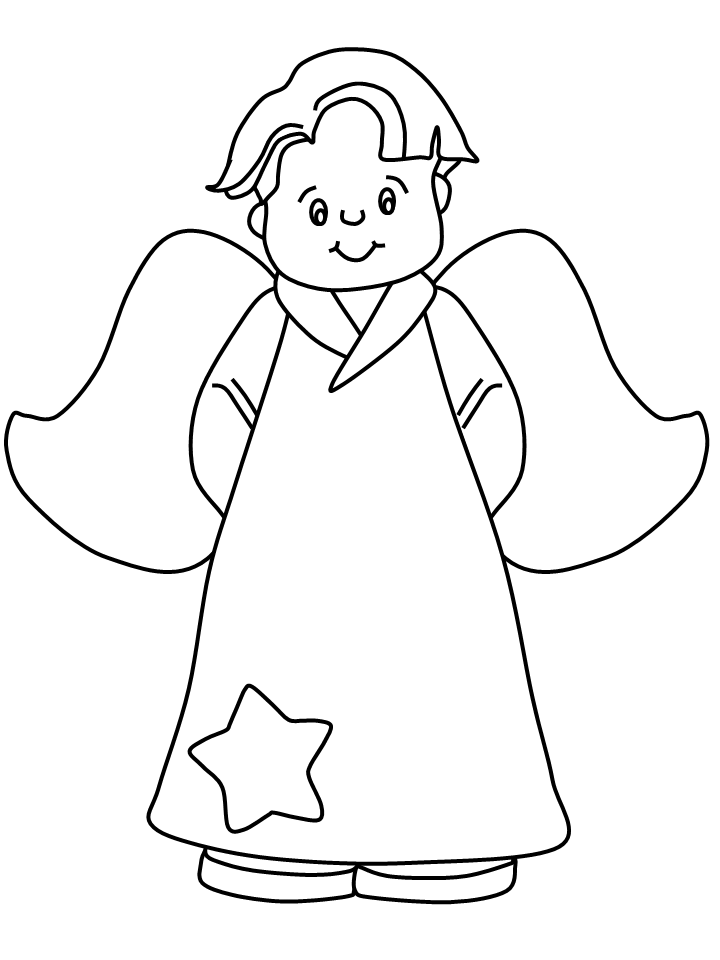 angel coloring pages printable - Quoteko.com