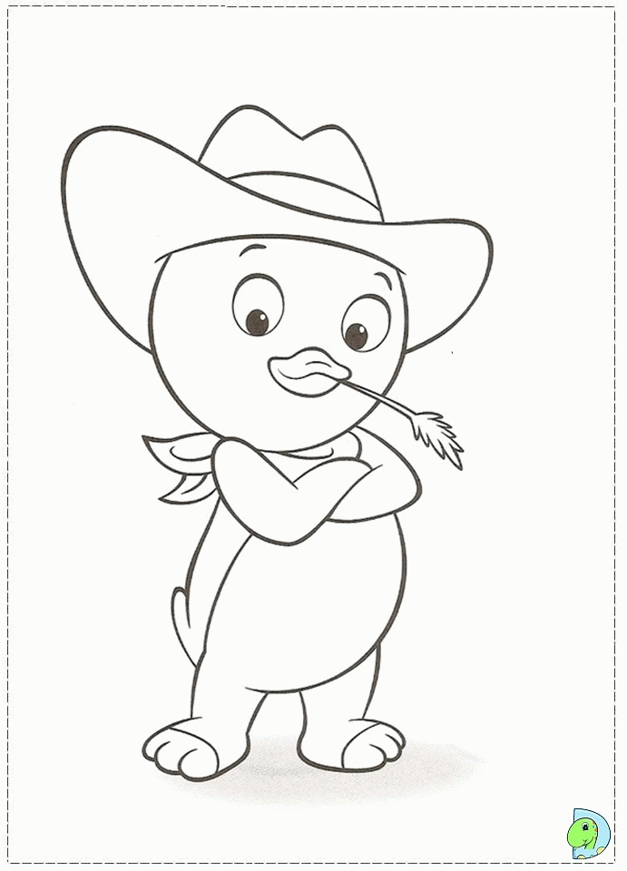 Pablo Backyardigans Coloring Pages 2014 | Sticky Pictures