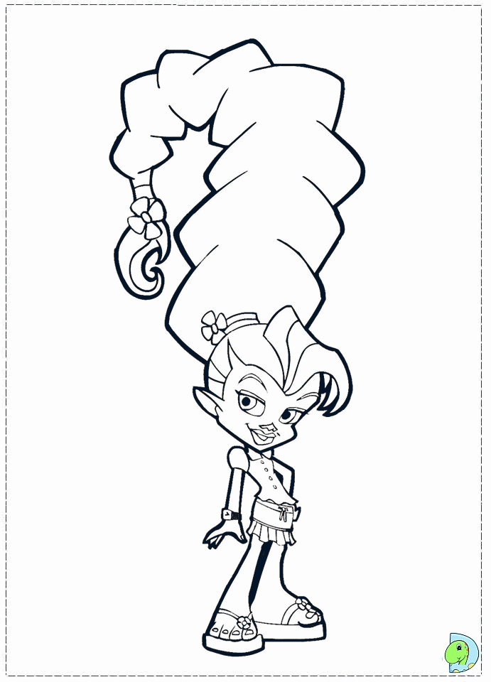 Trollz Coloring page