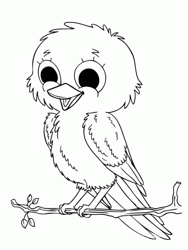 Sweet Little Bird coloring page | coloring pages