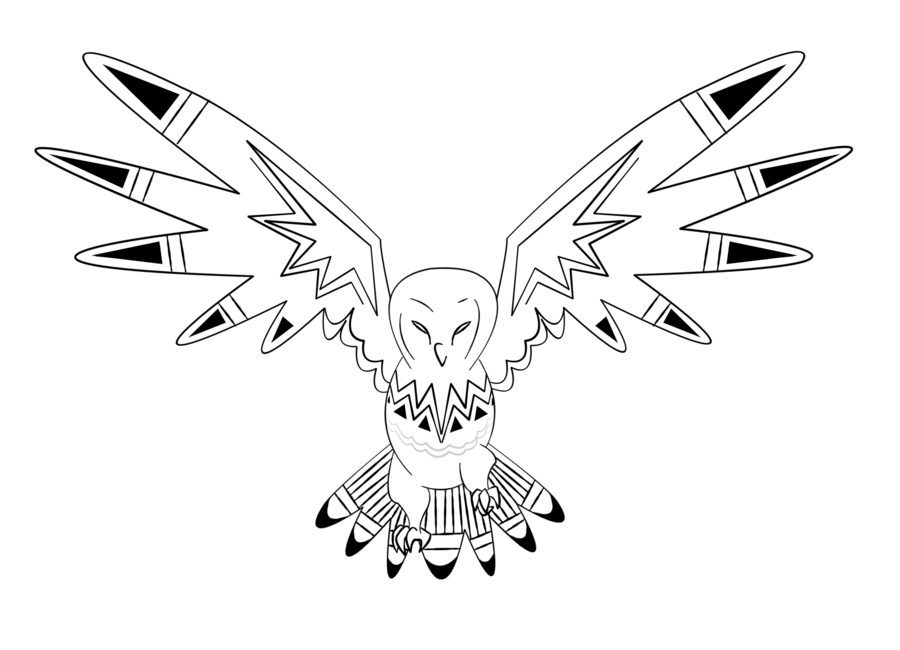owl line art - Quoteko.