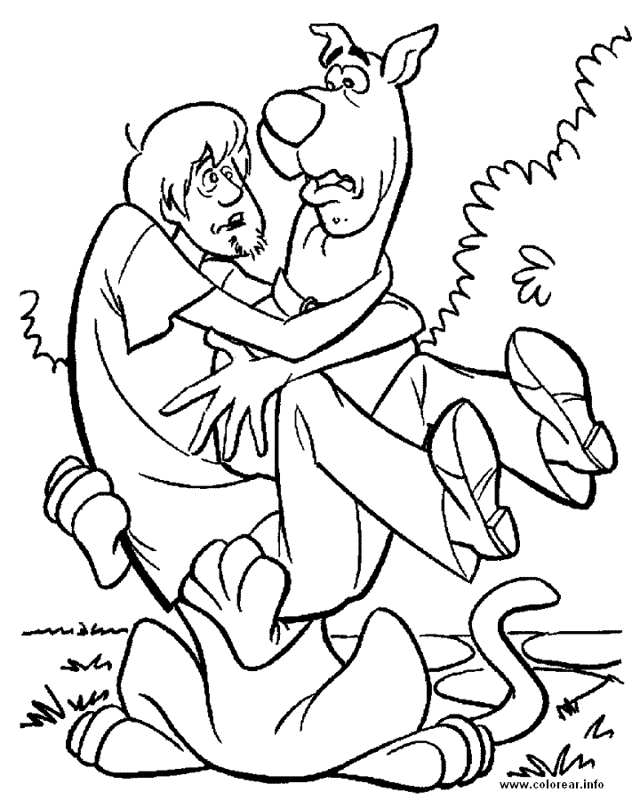 scoobydoo color page pictures to print | Coloring Pages For Kids