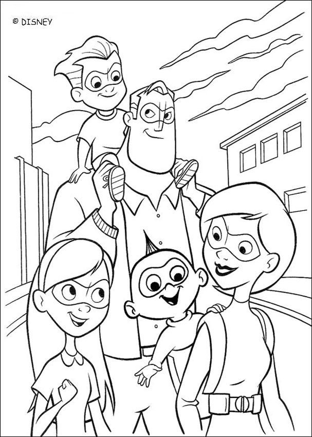 incredibles coloring pages | Creative Coloring Pages