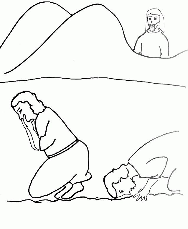 Bible Story Coloring Page for Gideon Picks His Men | Free Bible